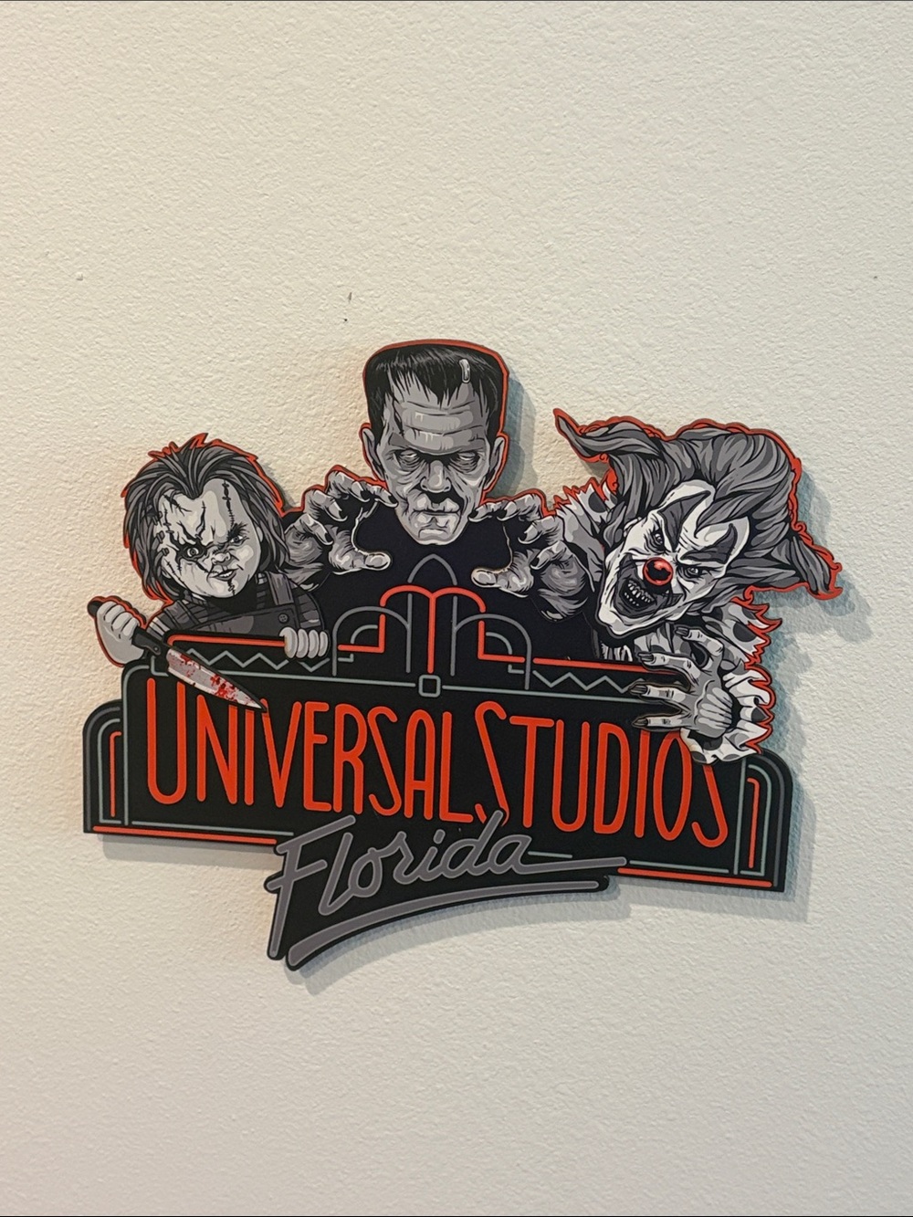 Universal Halloween Horror Nights 2021 Retro Marquee Sign